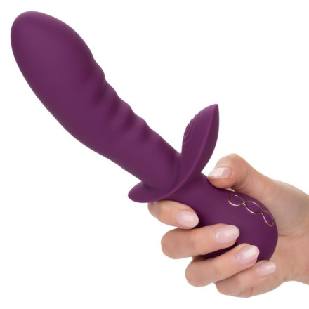Фиолетовый универсальный вибратор Lover - 22,25 см. 