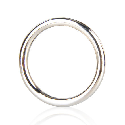 Стальное эрекционное кольцо STEEL COCK RING - 3.5 см. 