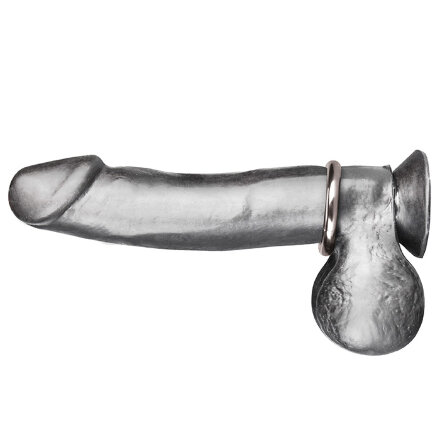 Стальное эрекционное кольцо STEEL COCK RING - 3.5 см. 