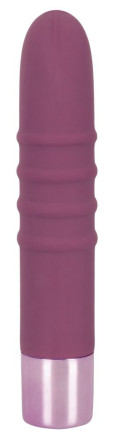 Фиолетовый вибратор-кролик с ребрышками Rabbit Vibe - 16 см. 