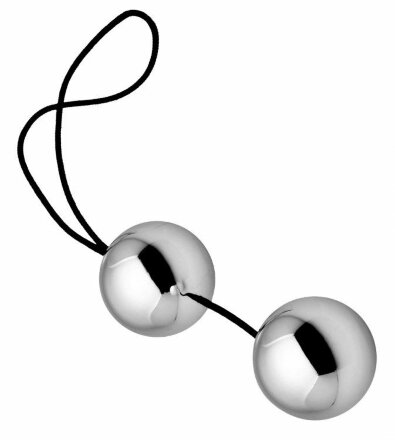 Серебристые вагинальные шарики Benwa Balls 
