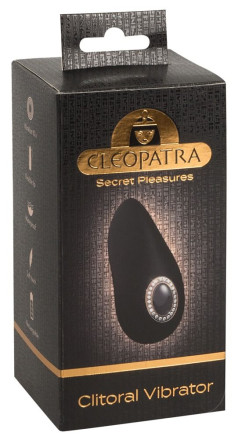 Черный клиторальный стимулятор Cleopatra 