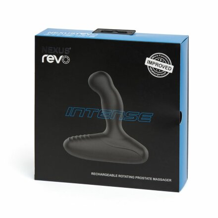 Чёрный массажер простаты NEXUS REVO INTENSE 2.0 с вращающейся головкой 