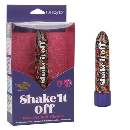 Мини-вибратор Shake It Off Powerful Mini Vibrator - 12,75 см. 