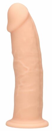 Телесный фаллоимитатор без мошонки Silicone Dildo Without Balls - 15,3 см. 