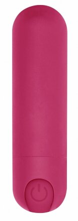 Розовая перезаряжаемая вибропуля 7 Speed Rechargeable Bullet - 7,7 см. 