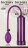 Фиолетовая вакуумная помпа Discovery Racer Purple 