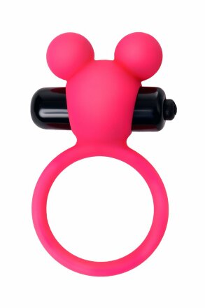 Розовое виброкольцо на пенис A-Toys 