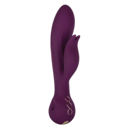 Фиолетовый вибратор-кролик Desire - 22,25 см. 