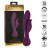 Фиолетовый вибратор-кролик Desire - 22,25 см. 