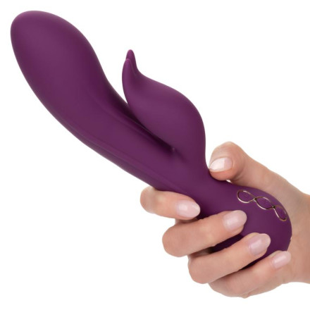 Фиолетовый вибратор-кролик Desire - 22,25 см. 
