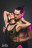 Черно-красный ошейник Cabaret 