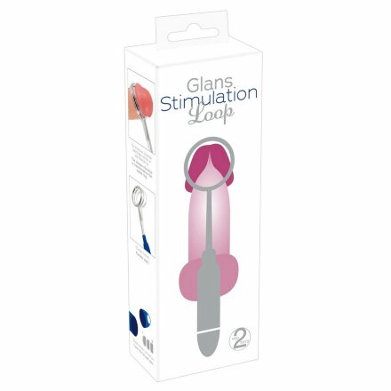 Синяя петля-стимулятор головки Glans Stimulation Loop - 19,1 см. 