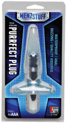 Анальная пробка Purrfect Plug - 9,5 см.