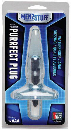 Анальная пробка Purrfect Plug - 9,5 см. 