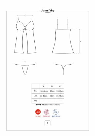 Оригинальная полупрозрачная сорочка Jennifairy 