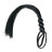 Черная силиконовая плеть Silicone Whip - 32 см. 