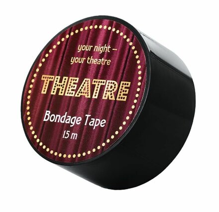 Черный бондажный скотч TOYFA Theatre - 15 м. 