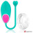 Зеленое виброяйцо с белым пультом-часами Wearwatch Egg Wireless Watchme 