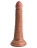 Кофейный фаллоимитатор 7  Silicone Dual Density Cock - 21 см. 