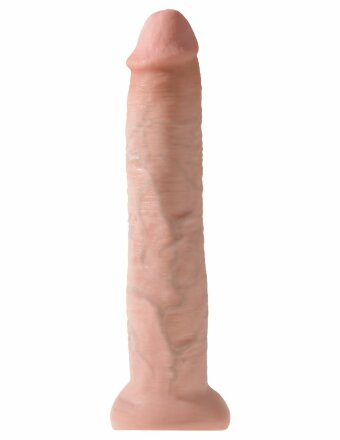 Телесный фаллоимитатор-гигант на присоске 13&quot; Cock - 33 см. 