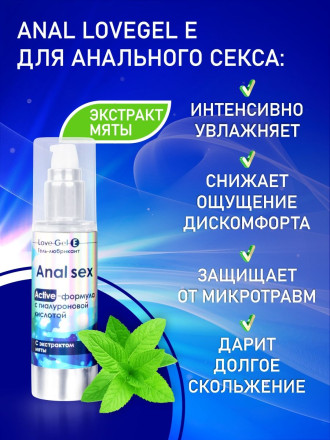 Анальный обезболивающий гель-лубрикант LoveGel E - 55 гр. 