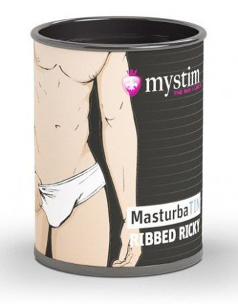 Компактный мастурбатор MasturbaTIN Ribbed Ricky 