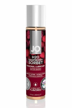 Смазка с ароматом малинового щербета JO Flavored Raspberry Sorbet - 30 мл. 