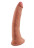 Кофейный фаллоимитатор на присоске 7  Triple Density Cock - 21 см. 