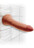 Кофейный фаллоимитатор на присоске 7  Triple Density Cock - 21 см. 
