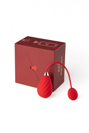 Красное виброяйцо Magic Motion Sundae 