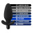 Черная анальная вибропробка Silicone Saddle Plug - 12,1 см. 