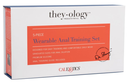 Набор из 5 анальных расширителей They-ology 5-Piece Wearable Anal Training Set 