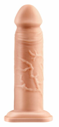Телесный реалистичный фаллоимитатор с полостью Silicone Hollow Extension - 20 см. 