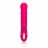 Ярко-розовый вибратор Jack Rabbit Signature Silicone Beaded Rabbit - 23 см. 