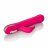 Ярко-розовый вибратор Jack Rabbit Signature Silicone Beaded Rabbit - 23 см. 