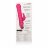 Ярко-розовый вибратор Jack Rabbit Signature Silicone Beaded Rabbit - 23 см. 