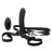 Черный женский страпон с вибрацией Me2 Remote Rumbler - 16,5 см. 