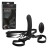 Черный женский страпон с вибрацией Me2 Remote Rumbler - 16,5 см. 
