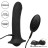 Черный женский страпон с вибрацией Me2 Remote Rumbler - 16,5 см. 