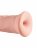 Телесный фаллоимитатор на присоске 11&quot; Triple Density Cock - 25,4 см. 