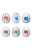 Набор из 6 мастурбаторов Tenga EGG III с различным рельефом 