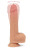 Телесный реалистичный вибратор-ротатор 8.5 Dual layered Silicone Rotating Nature Cock Anthony - 21,5 см. 