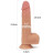 Телесный реалистичный вибратор-ротатор 8.5 Dual layered Silicone Rotating Nature Cock Anthony - 21,5 см. 