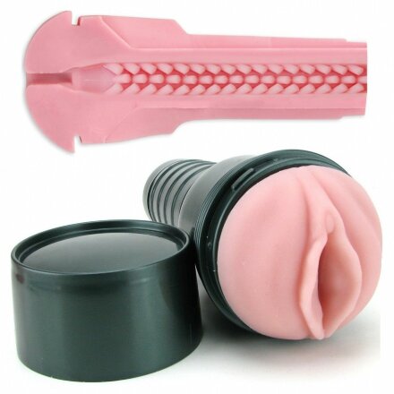 Мастурбатор-вагина Fleshlight - Vibro Pink Lady Touch с вибрацией 