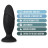 Черная силиконовая пробка Silicone Rocket Plug - 16,5 см. 