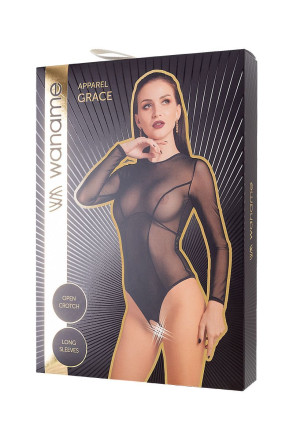 Эротическое боди Grace с длинными рукавами 