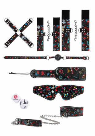 Эротический набор Tattoo Style Bondage Kit 