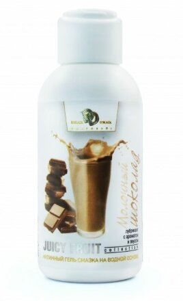 Интимный гель-смазка JUICY FRUIT с ароматом молочного шоколада - 100 мл. 