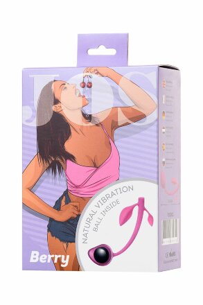 Розовый вагинальный шарик BERRY 